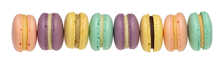 Geboorte macarons pastelkleuren - met naam GeboorteMacarons