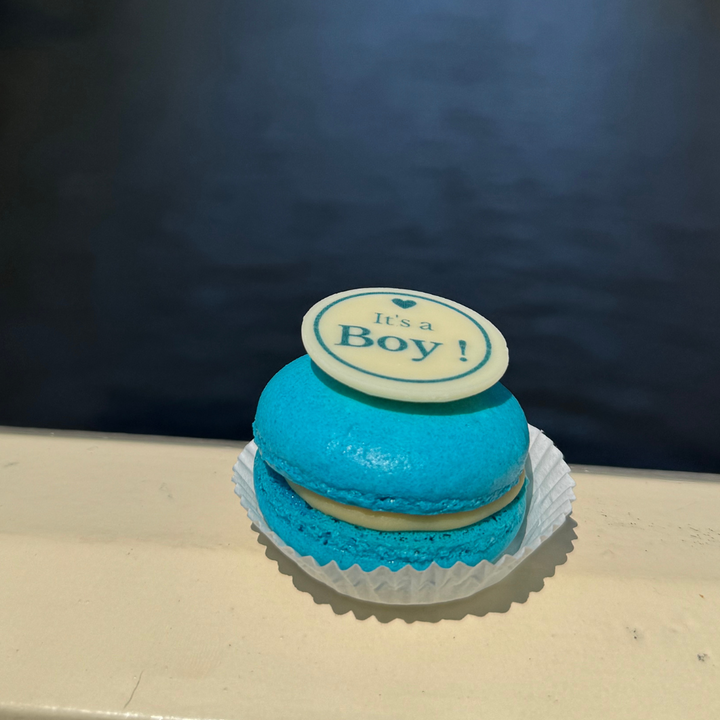 Geboorte macarons It's a Boy - 12 stuks GeboorteMacarons