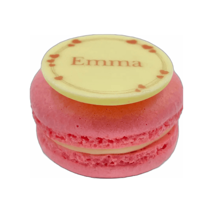 Geboorte macarons Meisje/Roze met Naam - GeboorteMacarons