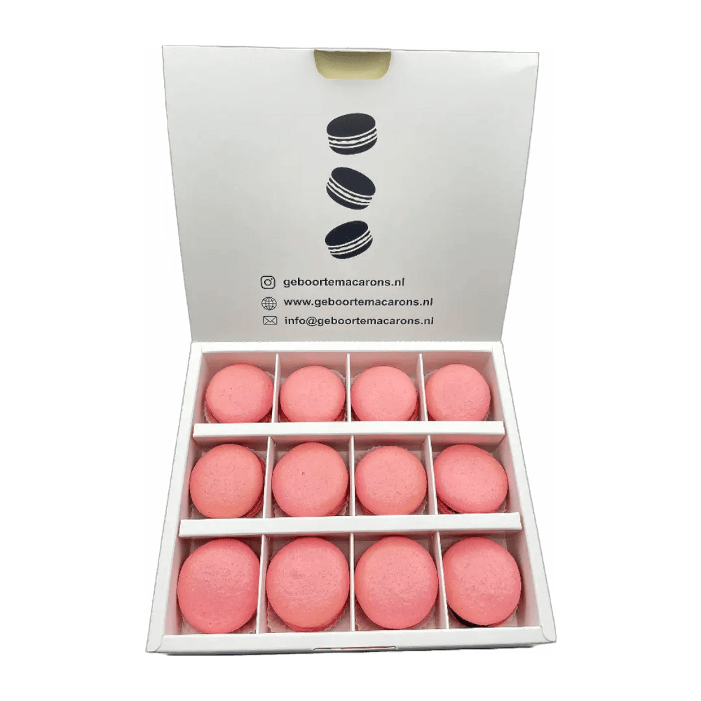 Geboorte macarons Meisje/ Roze - GeboorteMacarons