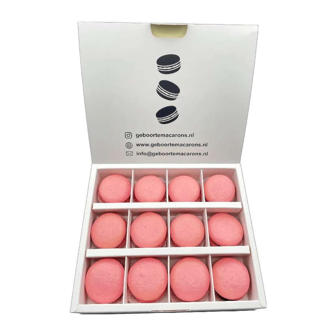 Geboorte macarons Meisje/ Roze - GeboorteMacarons