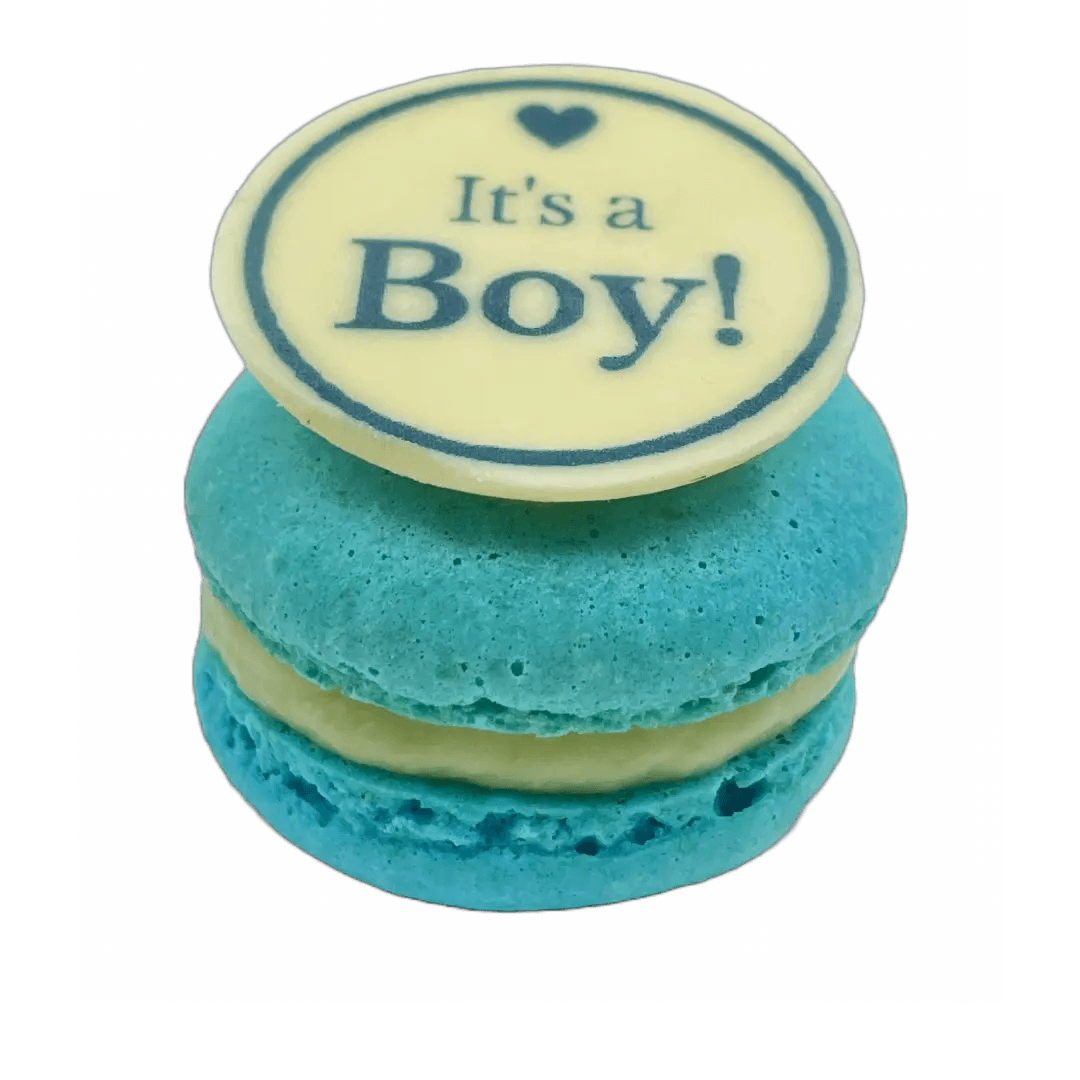 Geboorte macarons It's a Boy - GeboorteMacarons