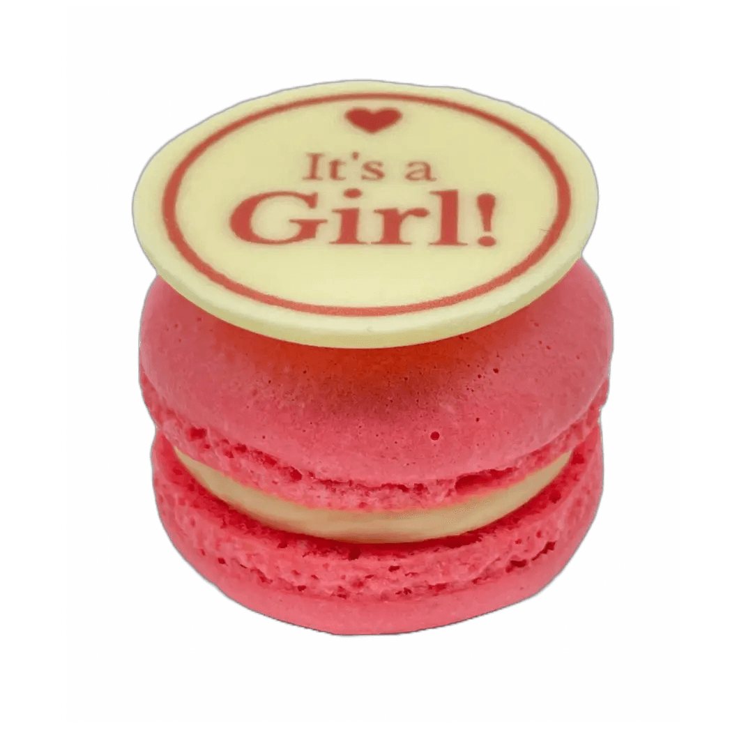 Geboorte macarons It's a Girl - GeboorteMacarons