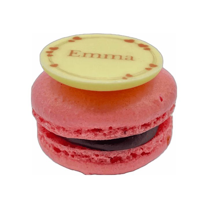 Geboorte macarons Meisje/Roze met Naam - GeboorteMacarons